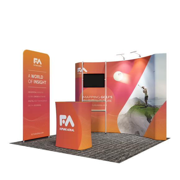 Portable Exhibit Display 10ft x 10ft - Model 23