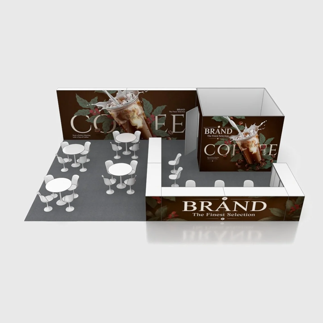 Modular Booth Kits 30ft x 20ft - Model 8