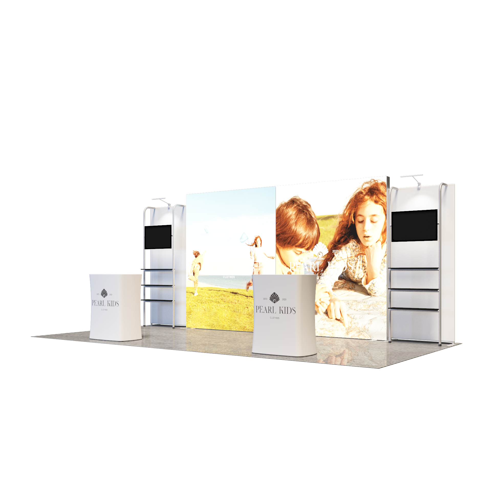 10x20 Modular Exhibition Display Kit – Model 7