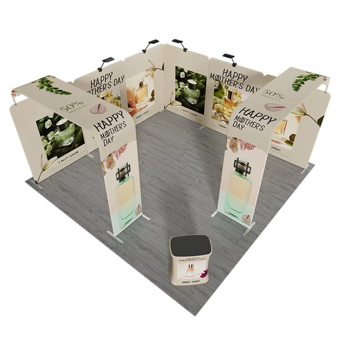 Modular Booth Kits 20ft x 20ft - Model 19