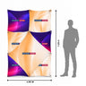 2 x 3 Fabric GeoMetrix Pop Up Grid Display