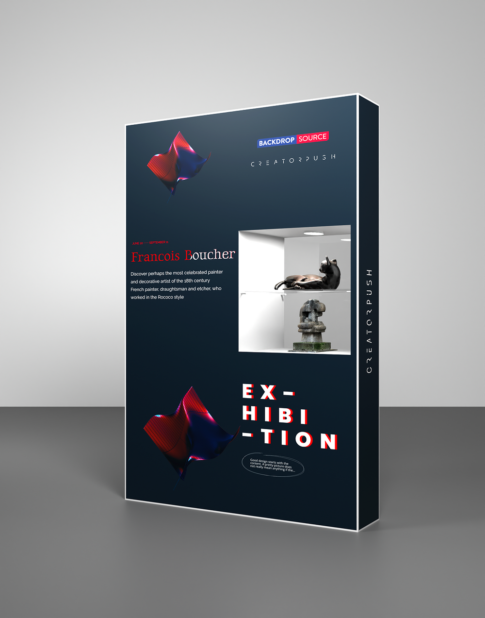 SEG Popup - Internal Showcase with Recessed Led Ring