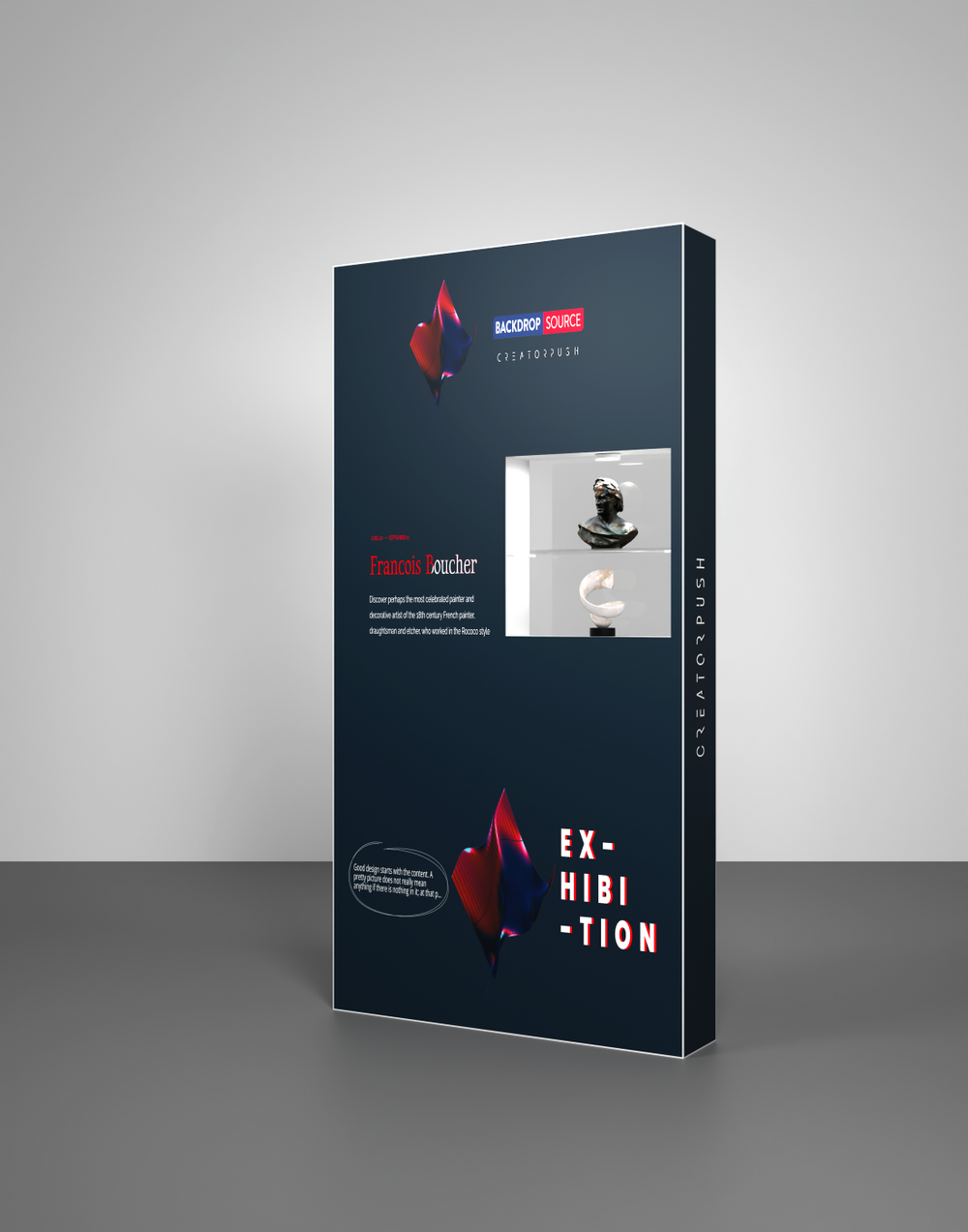 SEG Popup - Internal Showcase with Recessed Led Ring