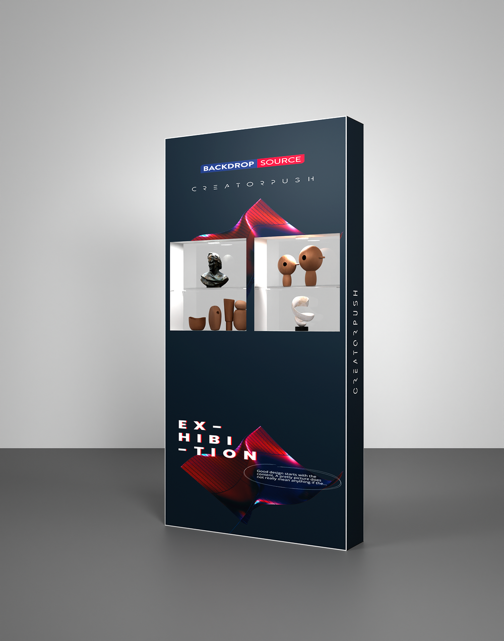SEG Popup - Internal Showcase with Recessed Led Ring