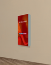 Wall-Mounted SEG Fabric display - 4.7" Depth