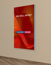 Wall-Mounted SEG Fabric display - 1.57" Depth
