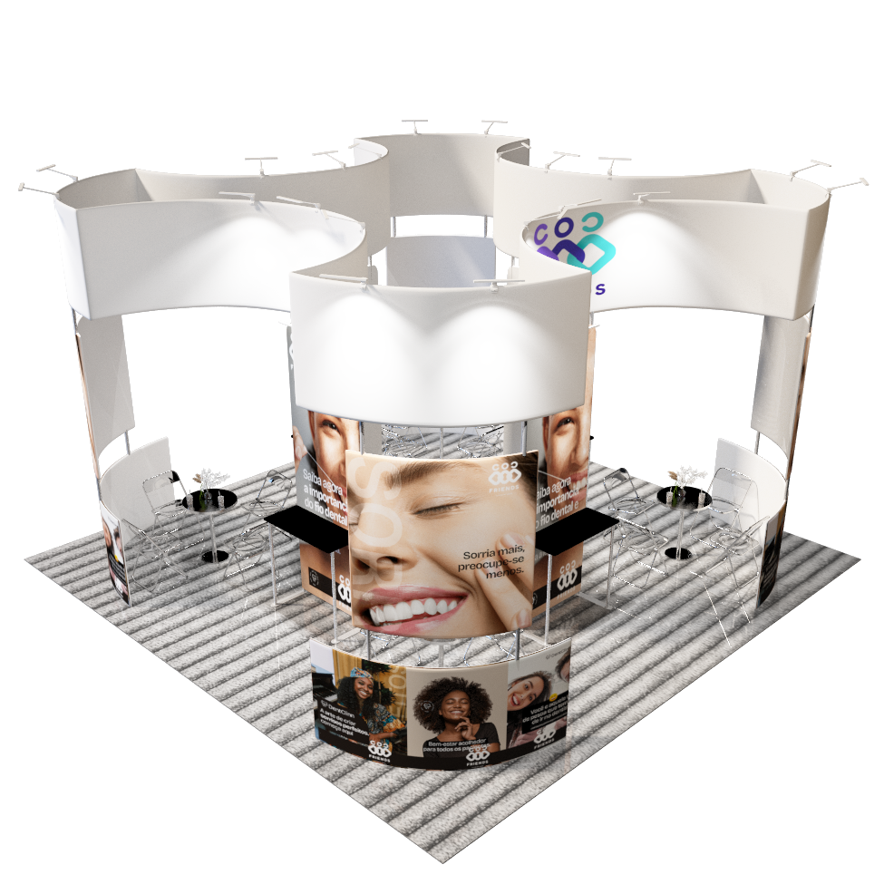 20x20 Modular Booth Kit – Model 14 | Trade Show Exhibit Display USA ...