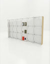 Portable Straight Pop-Up Wall with Shelves