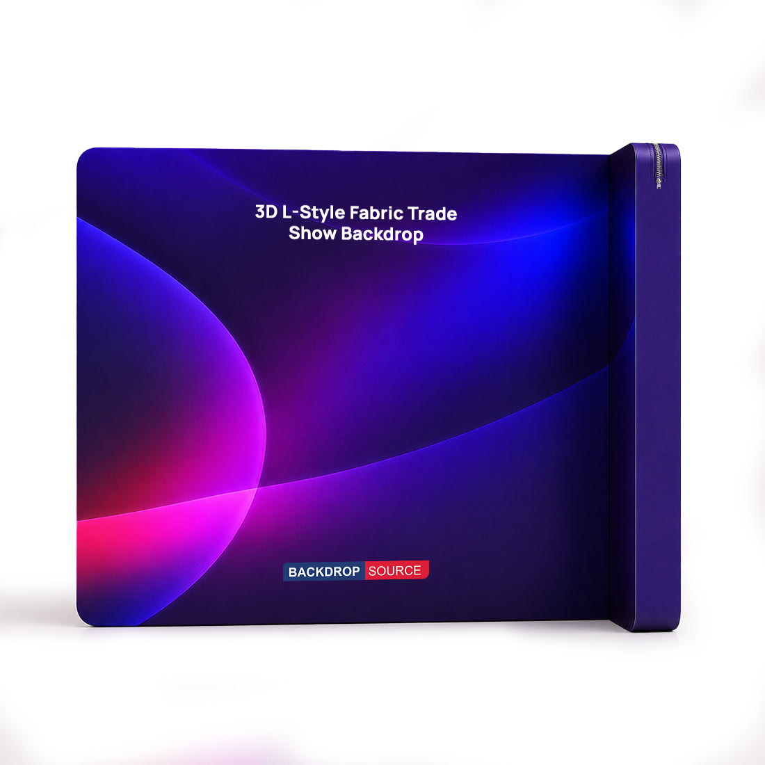 3D L-Style Fabric Trade Show Backdrop
