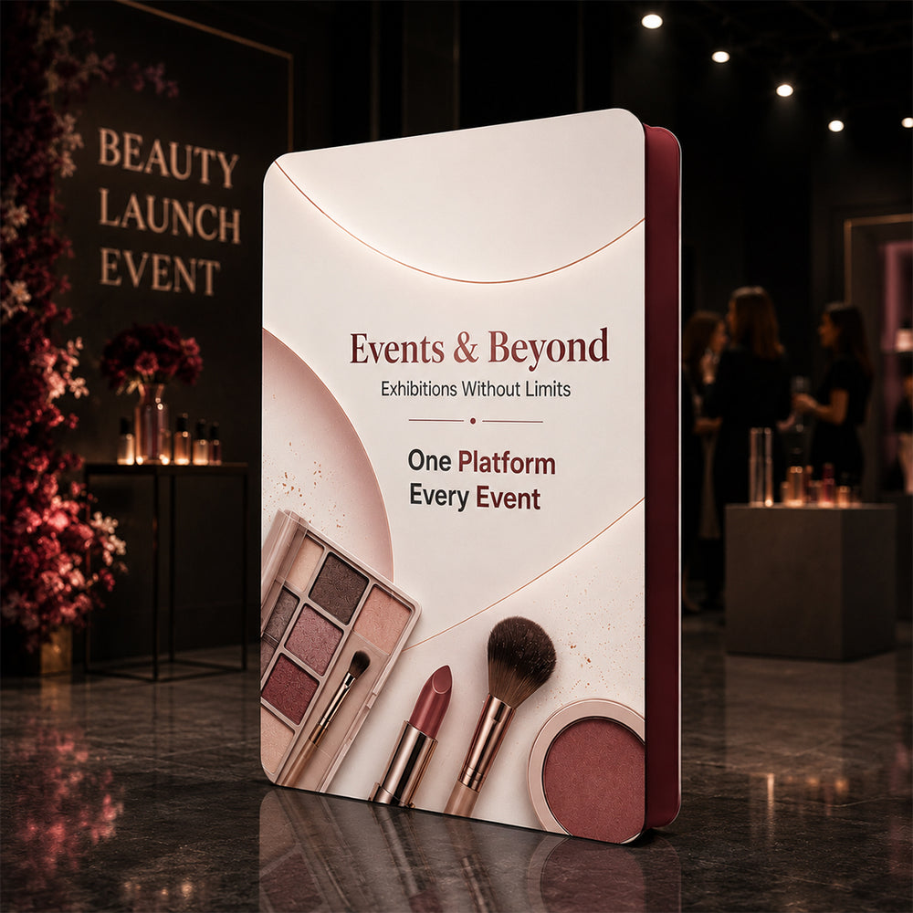 3D Rounded Corner Fabric Display