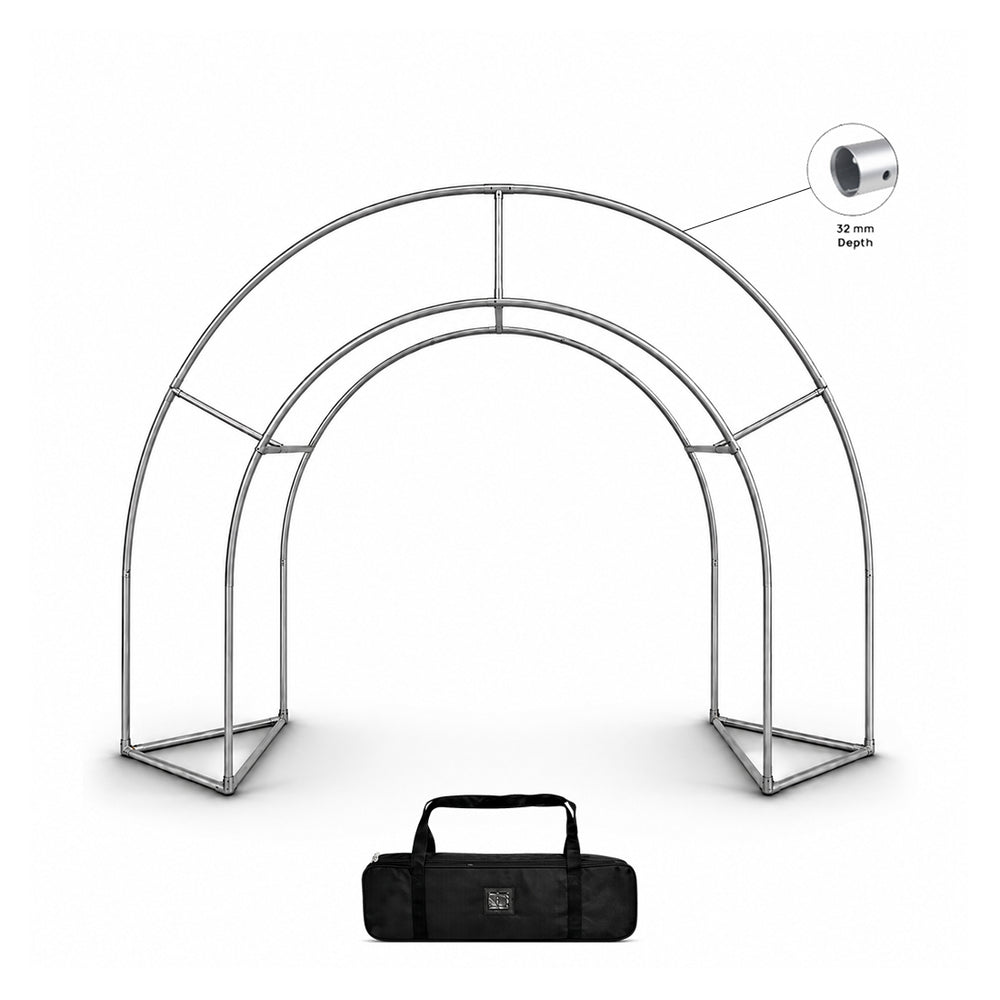 3D Triangular Prism Tension Fabric Arch