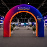 3D Triangular Prism Tension Fabric Arch