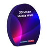 3D Moon-Shaped Tension Fabric Display