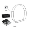 3D Moon-Shaped Tension Fabric Display