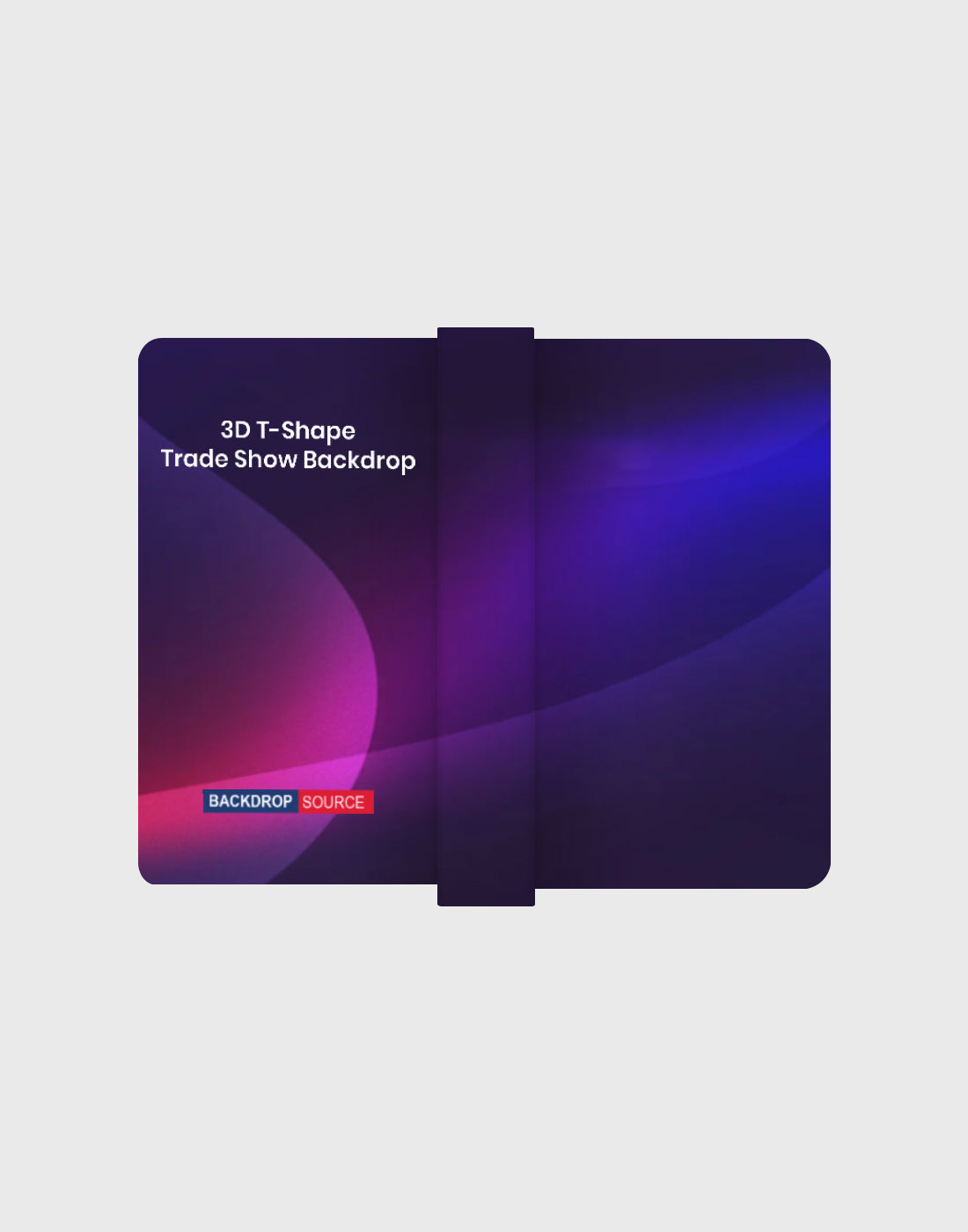 Modular 3D T-Shaped Fabric Display Wall USA | Trade Show Display ...