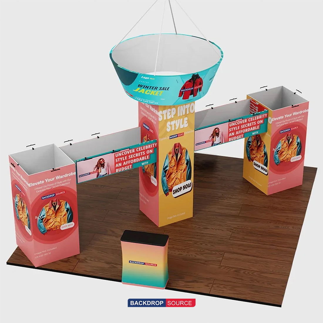 Modular Booth Kits 30ft x 20ft - Model 2