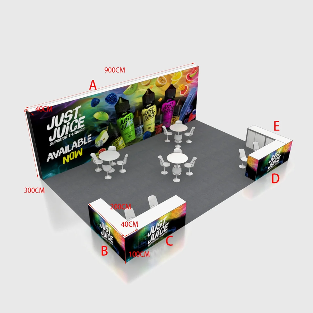 Modular Booth Kits 30ft x 20ft - Model 5