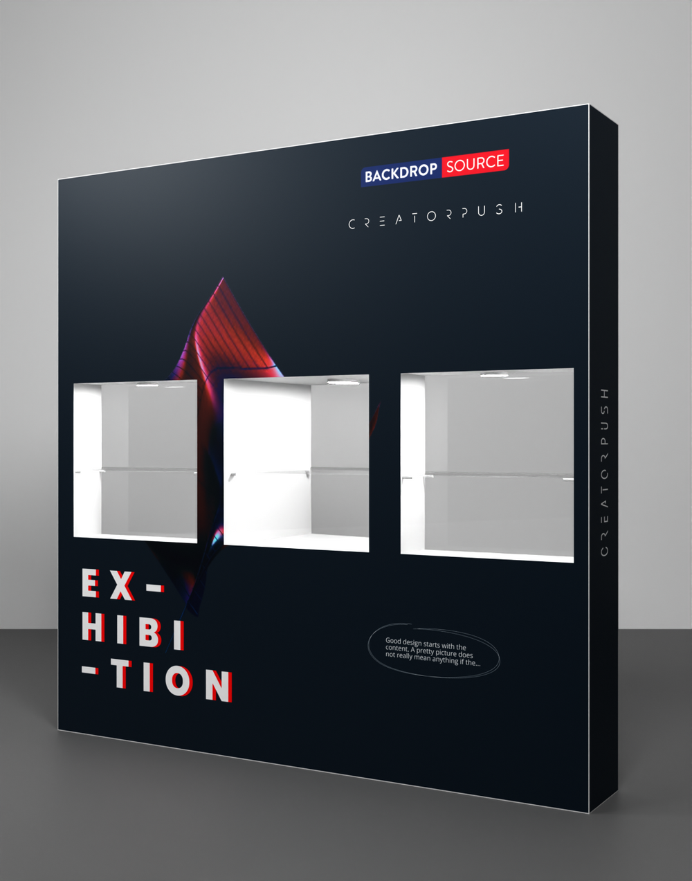 SEG Popup - Internal Showcase with Recessed Led Ring