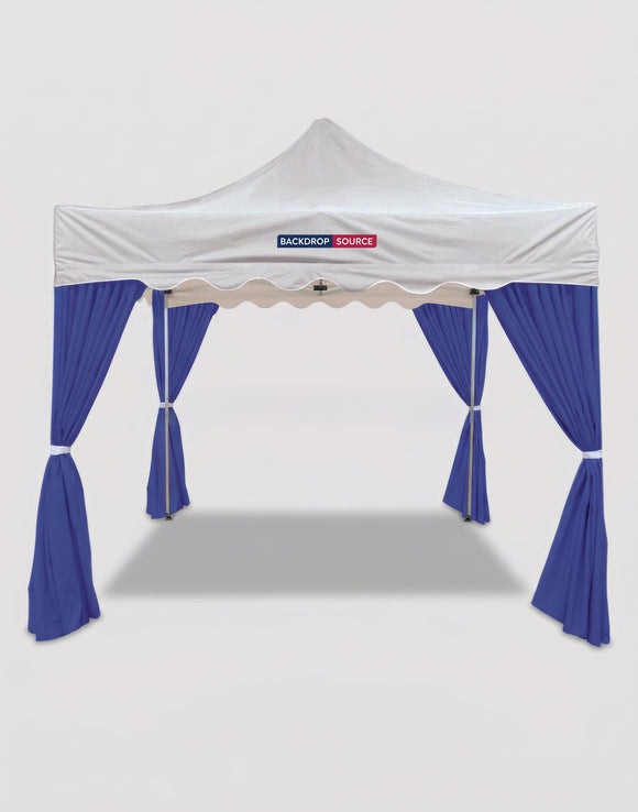 outdoor canopy tent Canopy Tent Corner Curtains – Stylish & Functional Tent Accessory –  Backdropsource