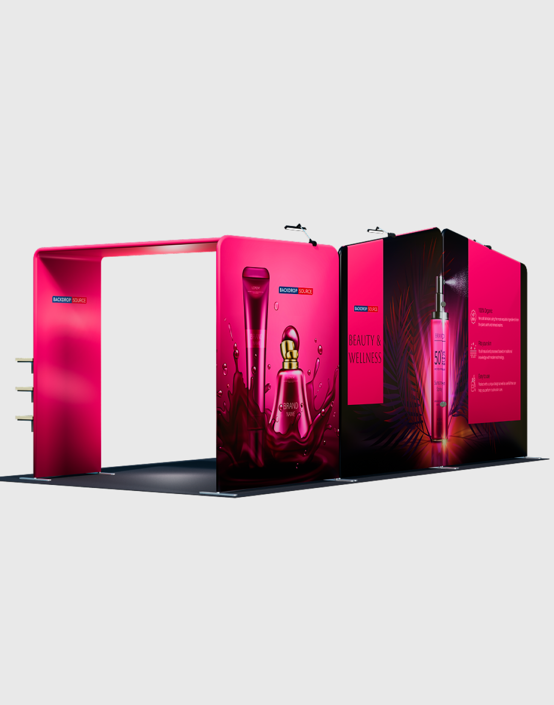 Portable Exhibit Display 10ft x 20ft - Model 18