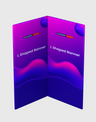 L-Shaped Fabric Banner Display