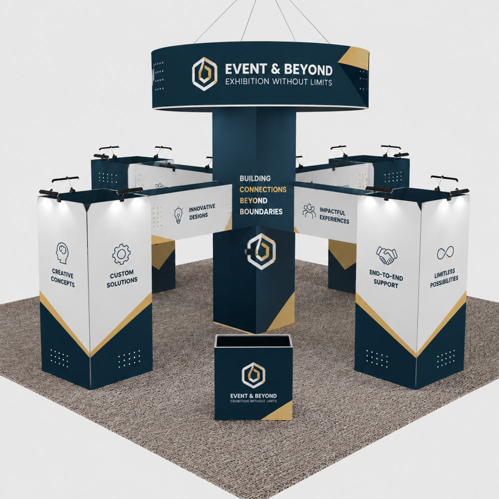 Modular Booth Kits 30ft x 30ft - Model 1