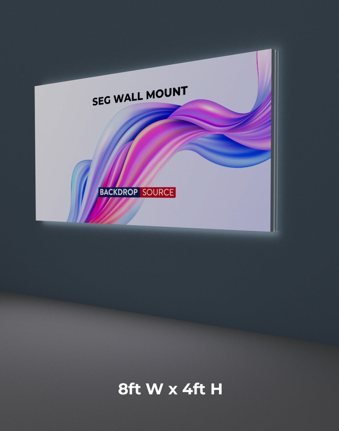 Pvc Light Box Backdrop Wall-Mounted SEG Light Box | Custom Backlit Display for Retail & Events ...