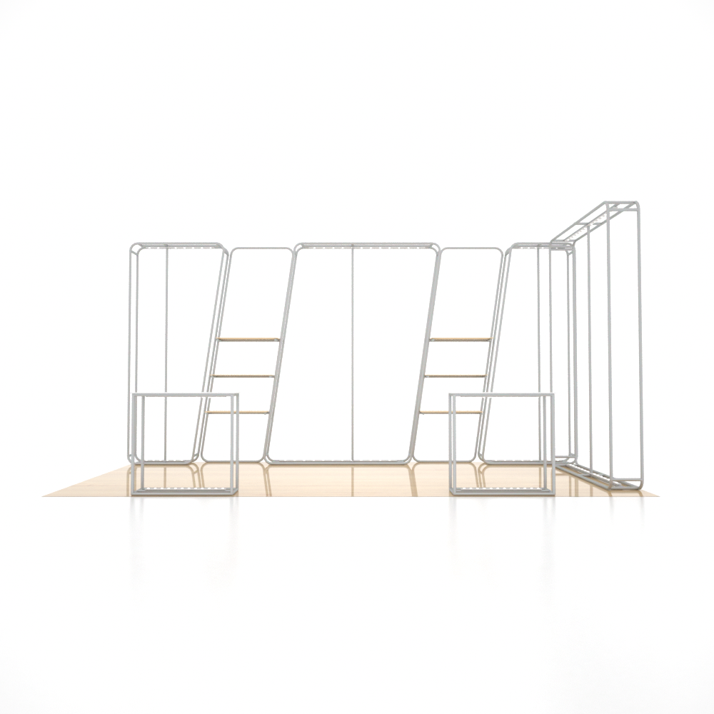 Portable Exhibit Display 10ft x 20ft - Model 21