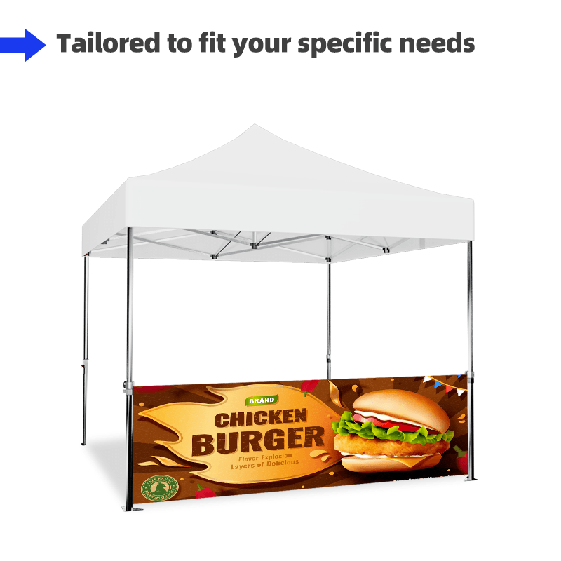 Custom Size Canopy Tent Half Wall