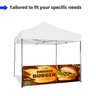 Custom Size Canopy Tent Half Wall