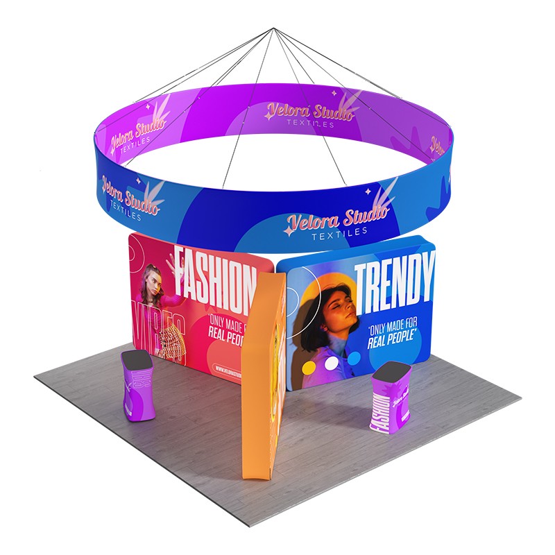 Modular Booth Kits 20ft x 20ft - Model 10