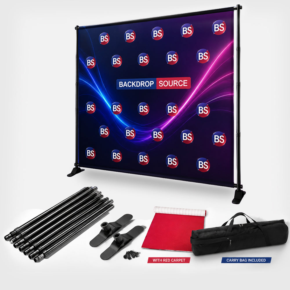 Fondos de pared multimedia para eventos con repetición de pasos