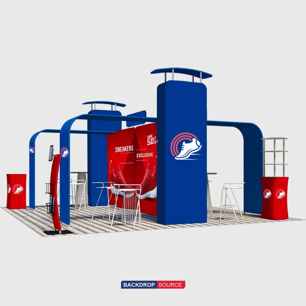 Modular Booth Kits 20ft x 20ft - Model 04