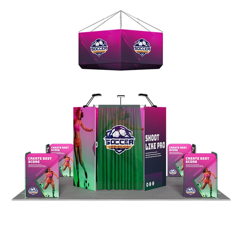 Modular Booth Kits 20ft x 20ft - Model 20
