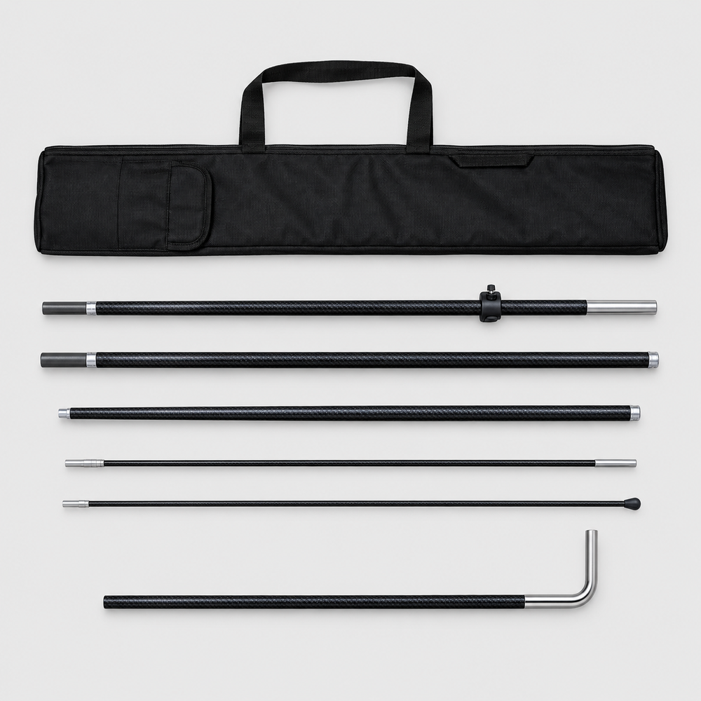 Duplex Printing Straight Flag with Uni-Fit Pole
