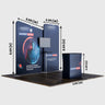 Portable Exhibit Display 10ft x 10ft - Model 7