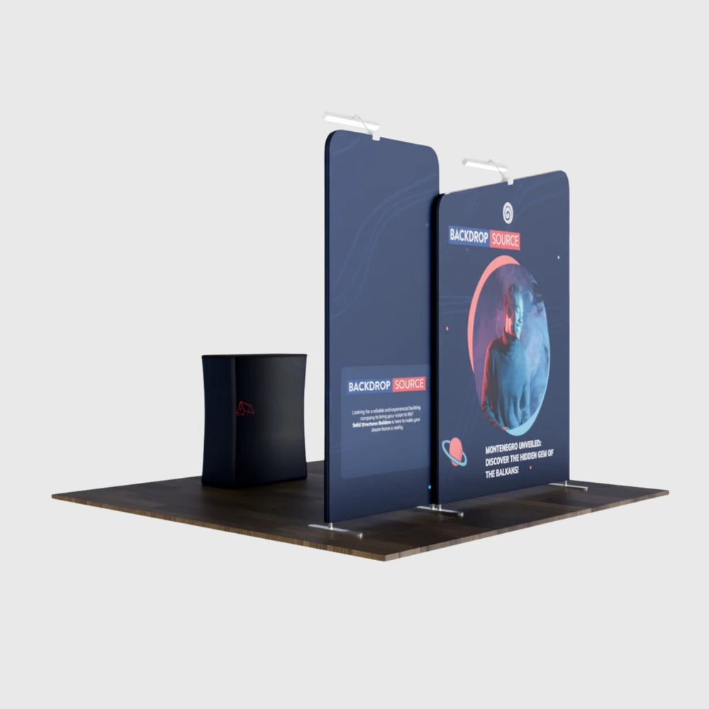 Portable Exhibit Display 10ft x 10ft - Model 7