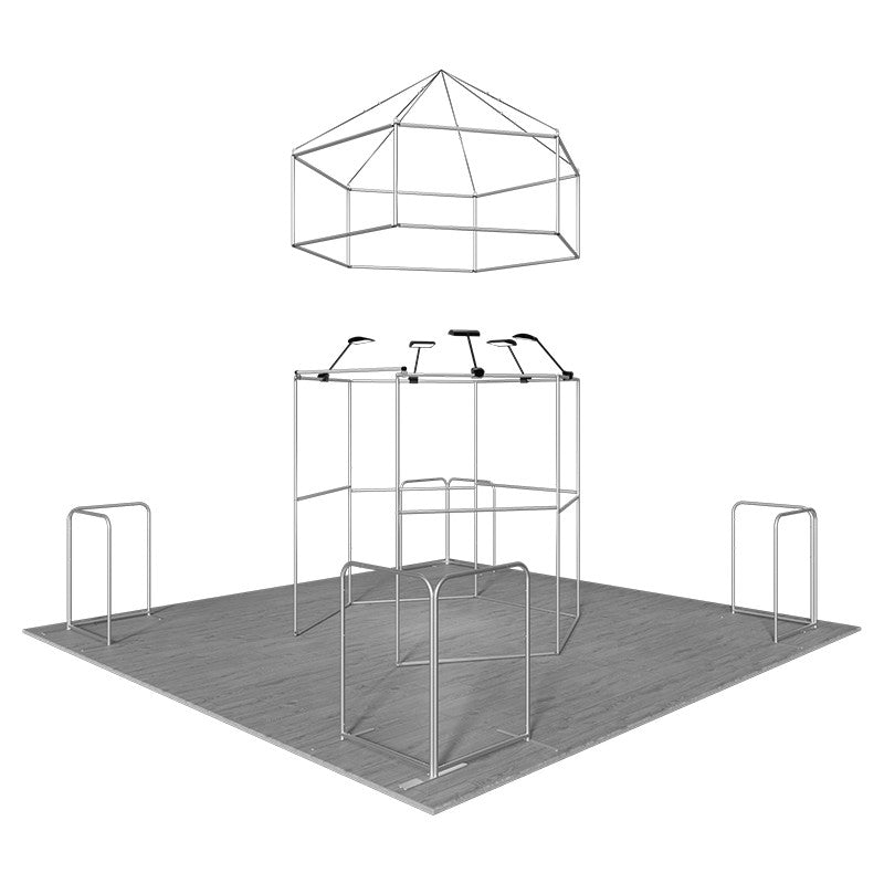 Modular Booth Kits 20ft x 20ft - Model 20