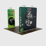 EZ Exhibit Essentials: 10x10 Booth Kit with Backwall and Banner Stand