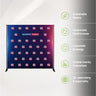 Fondos de pared multimedia para eventos con repetición de pasos