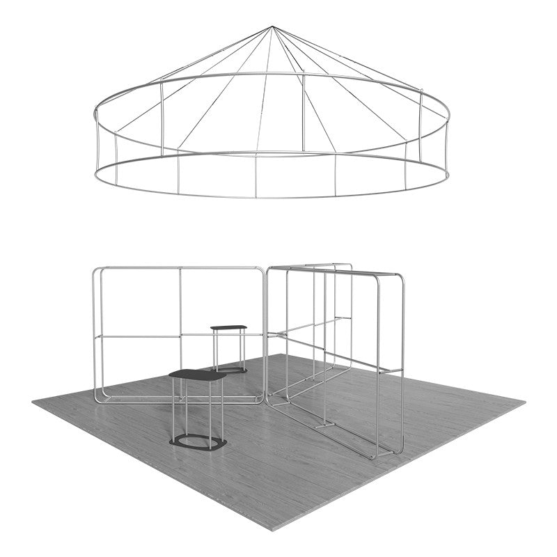 Modular Booth Kits 20ft x 20ft - Model 10