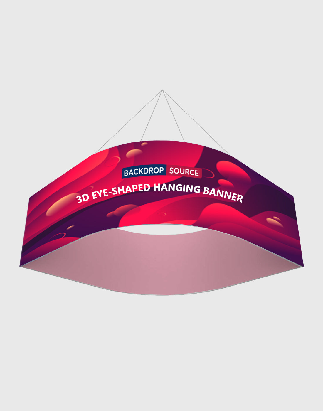 3D Eye-Shaped Hanging Banner