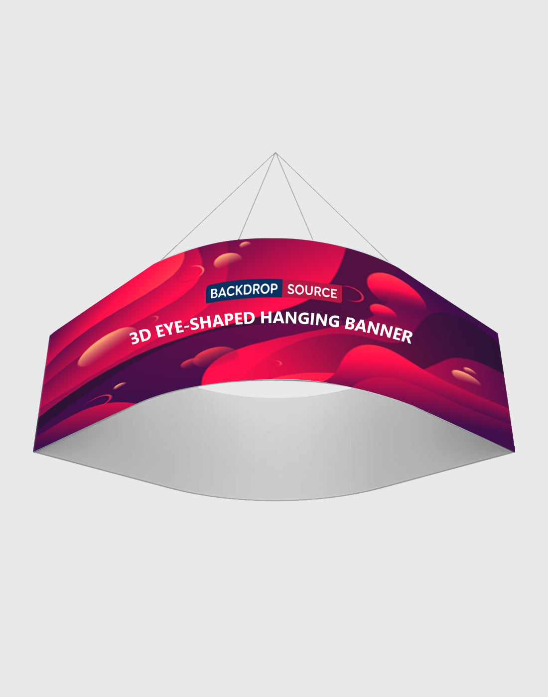 3D Eye-Shaped Hanging Banner