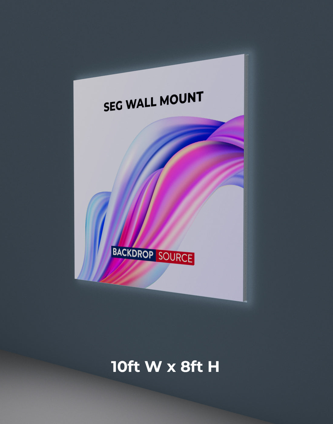 Pvc Light Box Backdrop Wall-Mounted SEG Light Box | Custom Backlit Display for Retail & Events ...