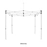 10x10 Tent With Scalloped Valances And Curtains