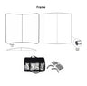 Curved Tension Fabric Portable Media Wall
