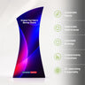 Angled Top Fabric Banner Stand