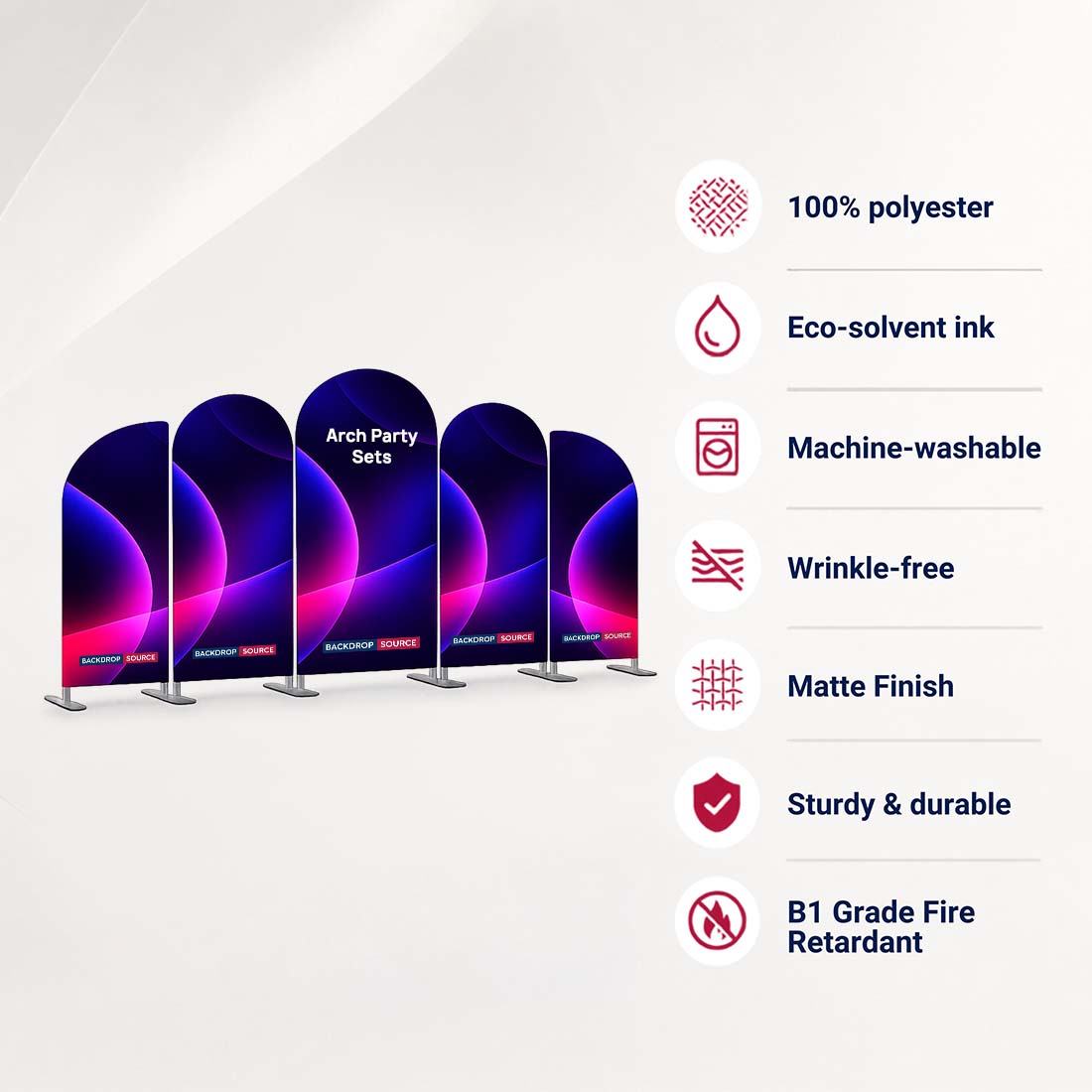 Arch Party Sets - 5 Walls
