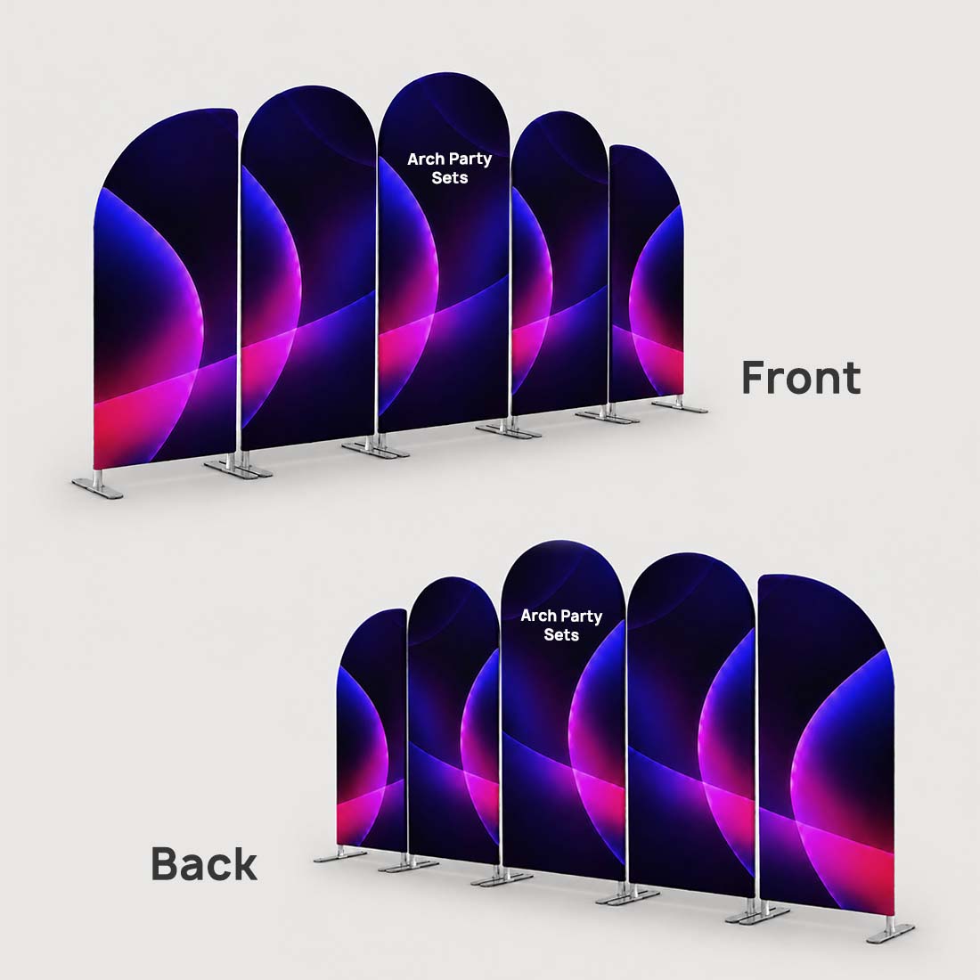 Arch Party Sets - 5 Walls