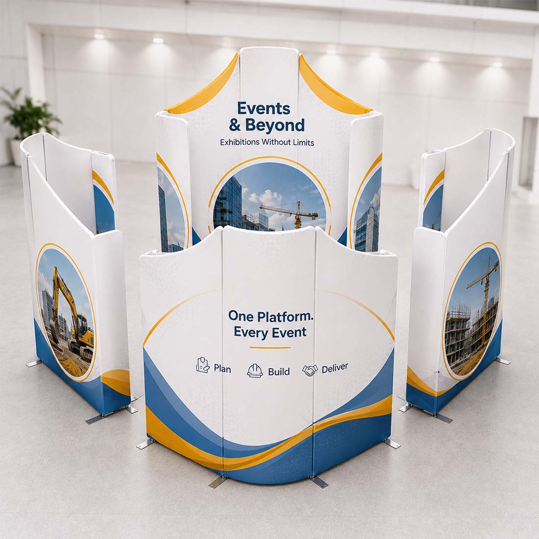Magnetic Fabric Booth Display - Model 5 (20 x 20ft)